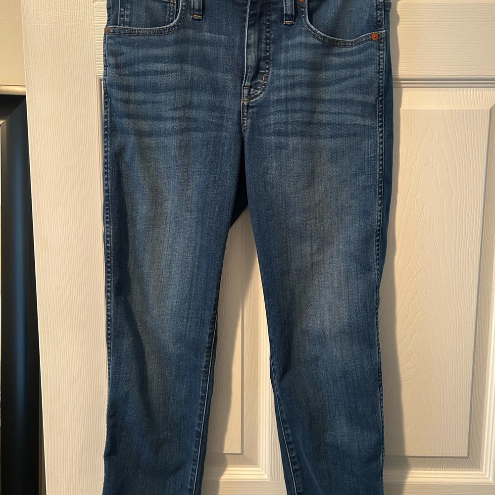 Madewell stovepipe jeans 28